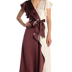 Kate Spade Satin Colorblock Dress